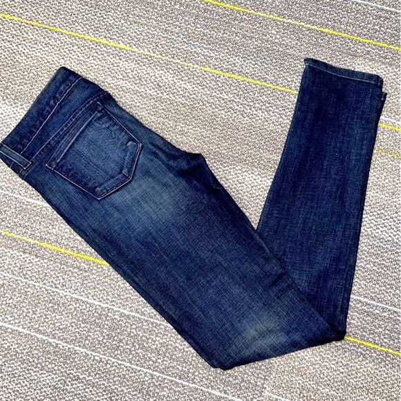 J.CREW Toothpick Skinny Casual Basic Ankle Zipper Denim Jean - Picture 1 of 9